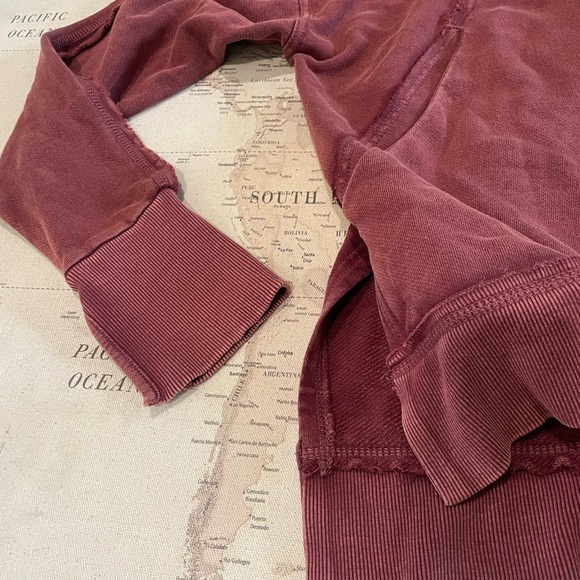 🆕Free People FP Movement Only One Hoodie Jacket Top Size XS Cherry Mocha - Picture 5 of 16